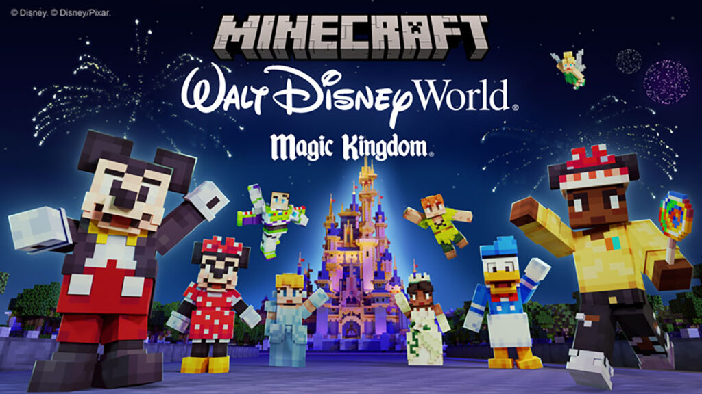 Minecraft x Walt Disney Magic Kingdom