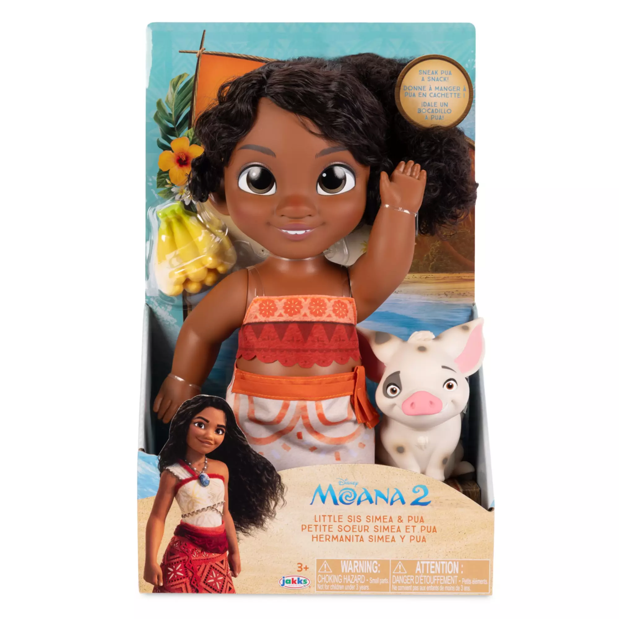 DisneyBuff.com Disney Simea and Pua Doll Set - Moana 2 Box