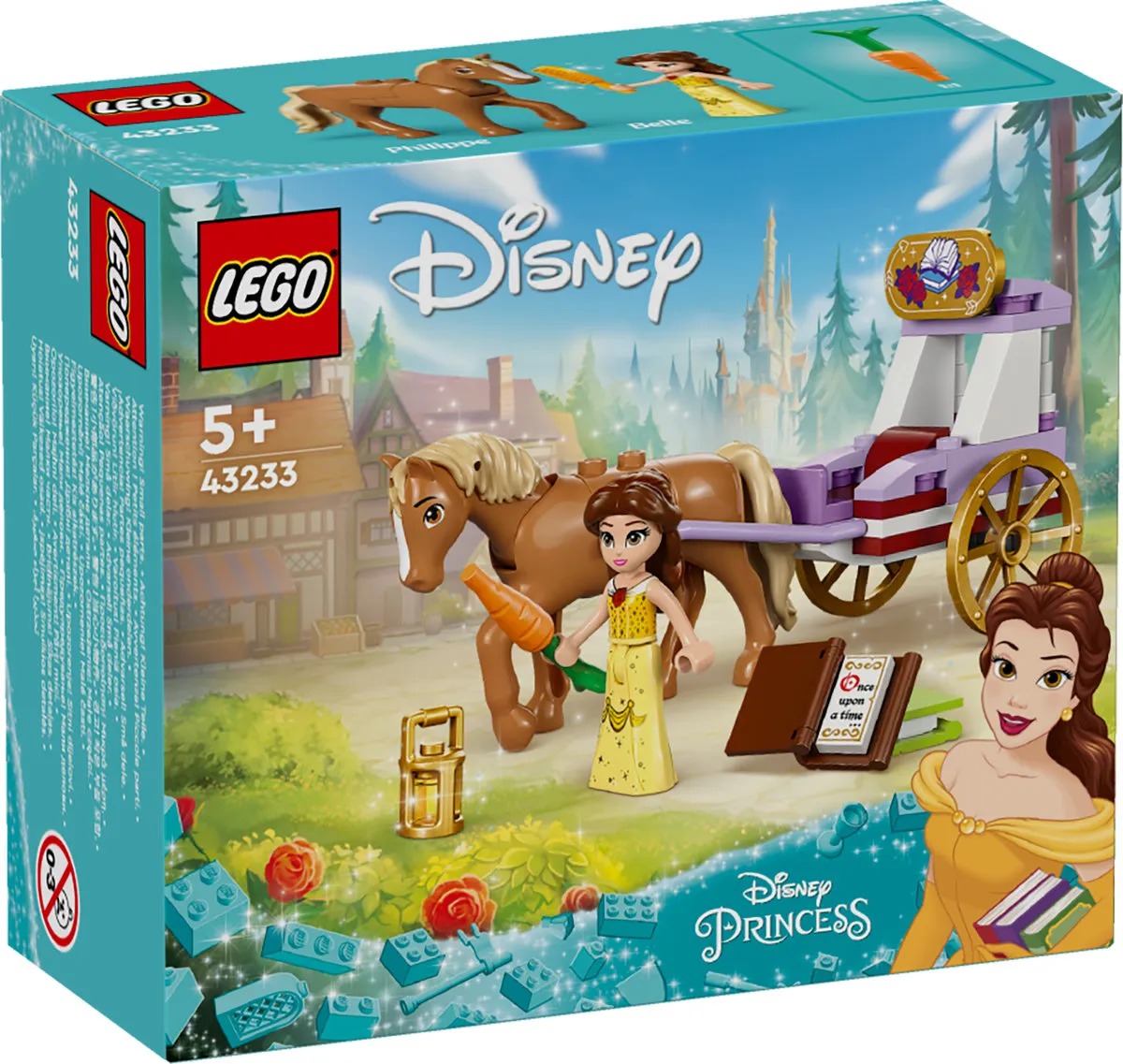 DisneyBuff.com LEGO Disney Belle Storytime Horse Carriage Box