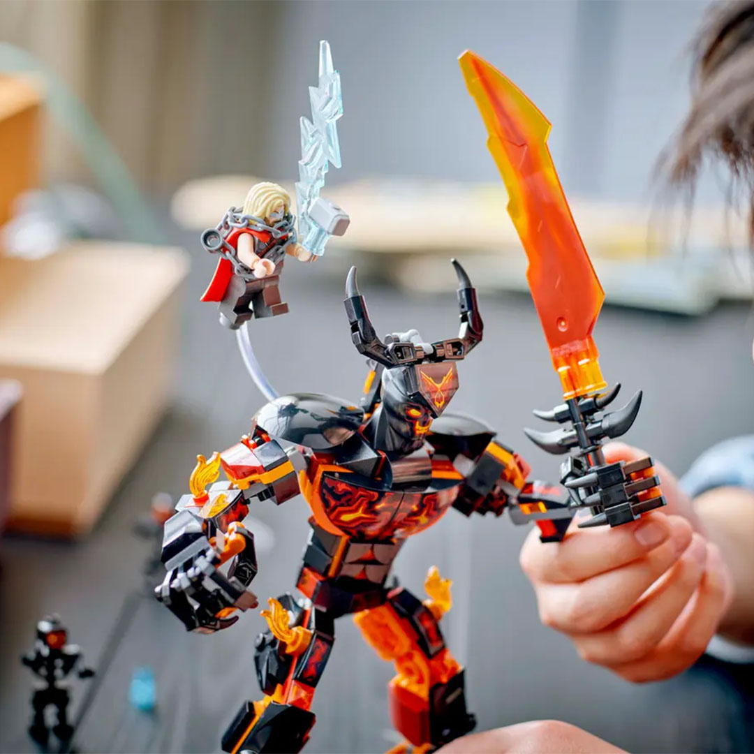 Thor vs. Surtur Construction Figure