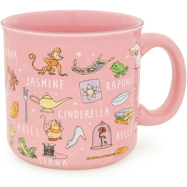 Disney Princess Icons Ceramic Camper Mug