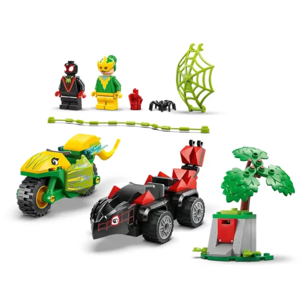 Spin and Electro Dinosaur Vehicle Chase