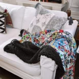 DisneyBuff.com Marvel Comics Oversized Fleece Throw Blanket Sofa
