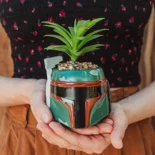 DisneyBuff.com Star Wars Boba Fett Mini Planter Scale