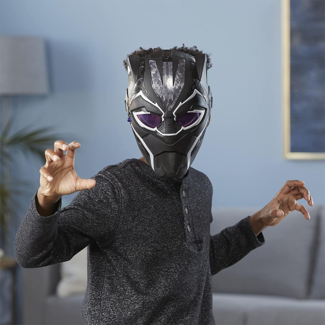 Black Panther Light Up Mask with Sound
