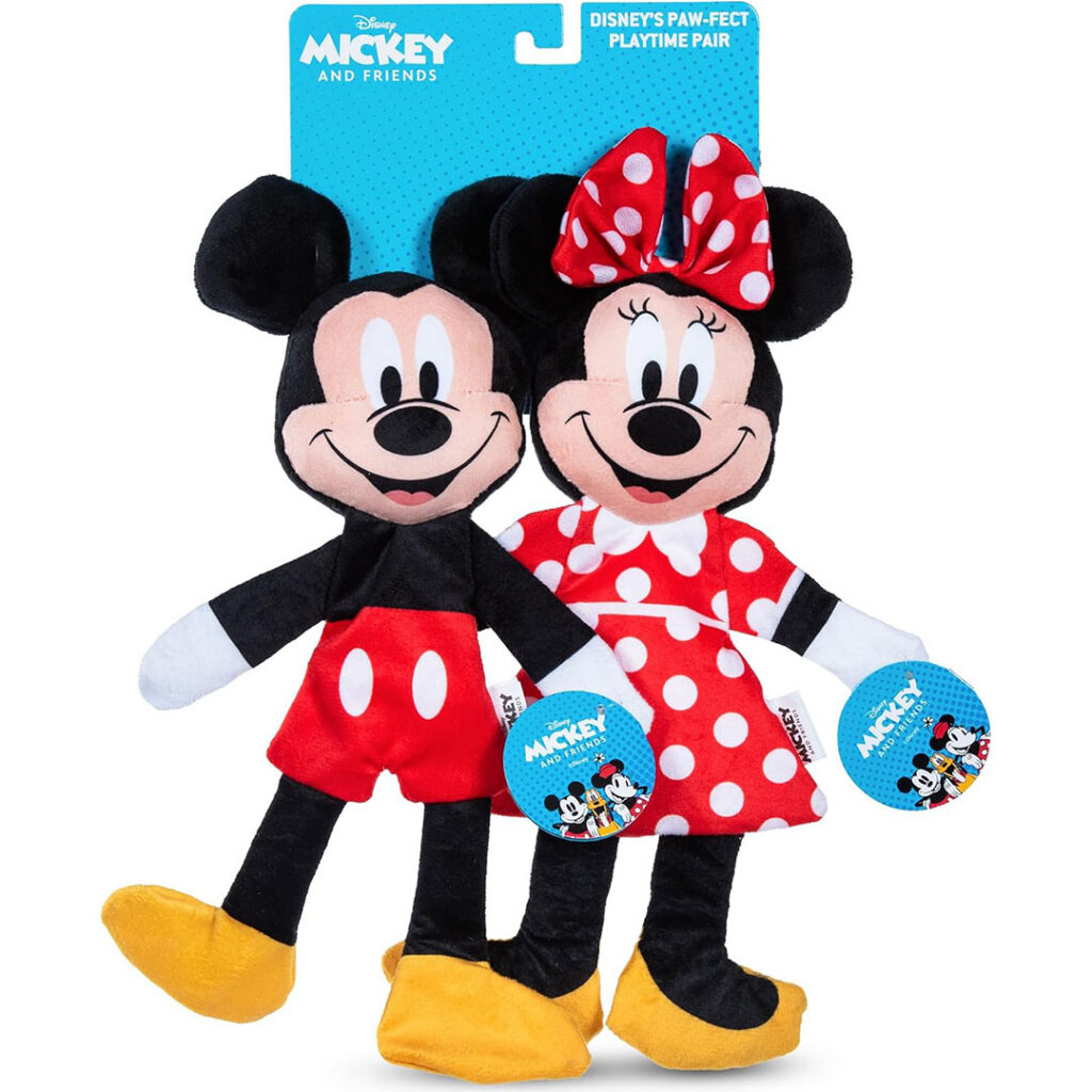 Disney for Pets - Mickey & Minnie Plush Pet Toy Set