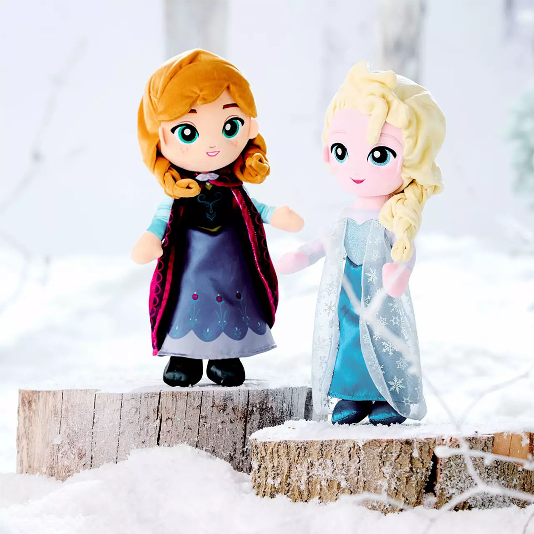 Shimmering Elsa Plush Doll - Medium