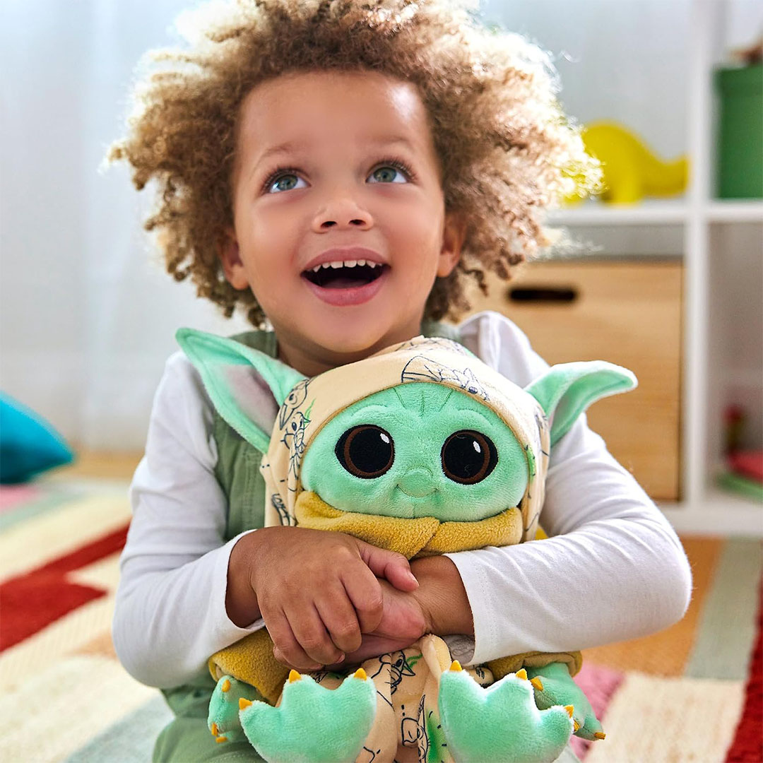 Grogu Plush with Blanket Pouch