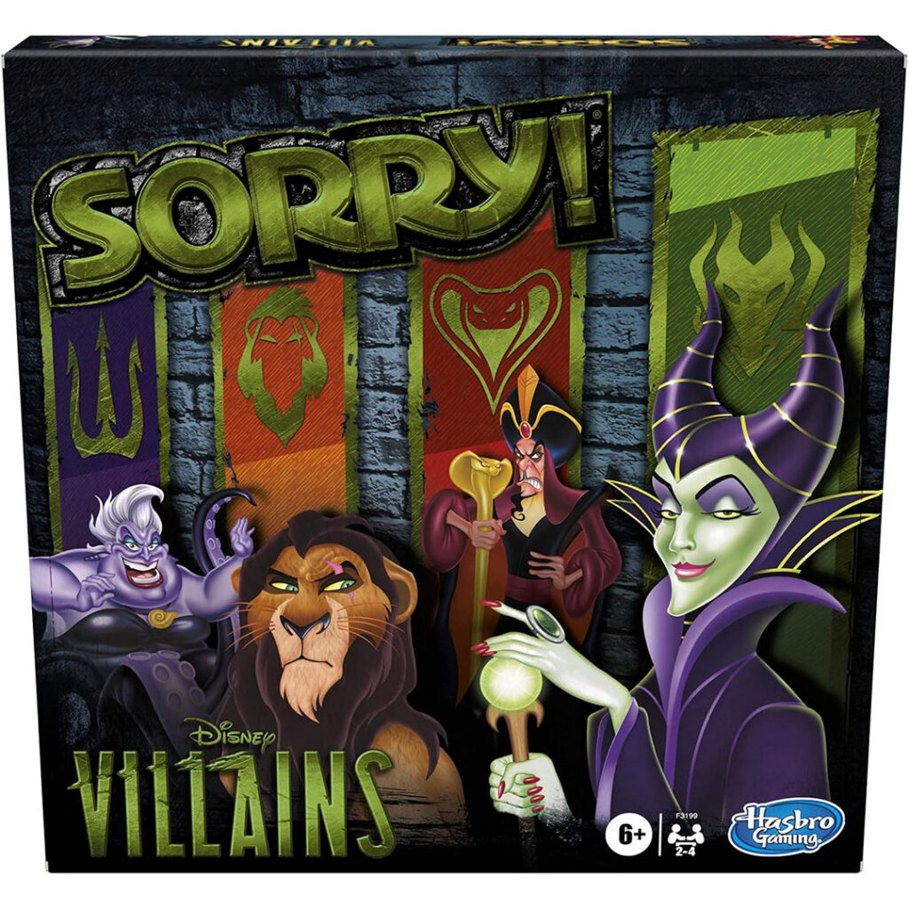 Hasbro Sorry! Disney Villains Kids Board Game