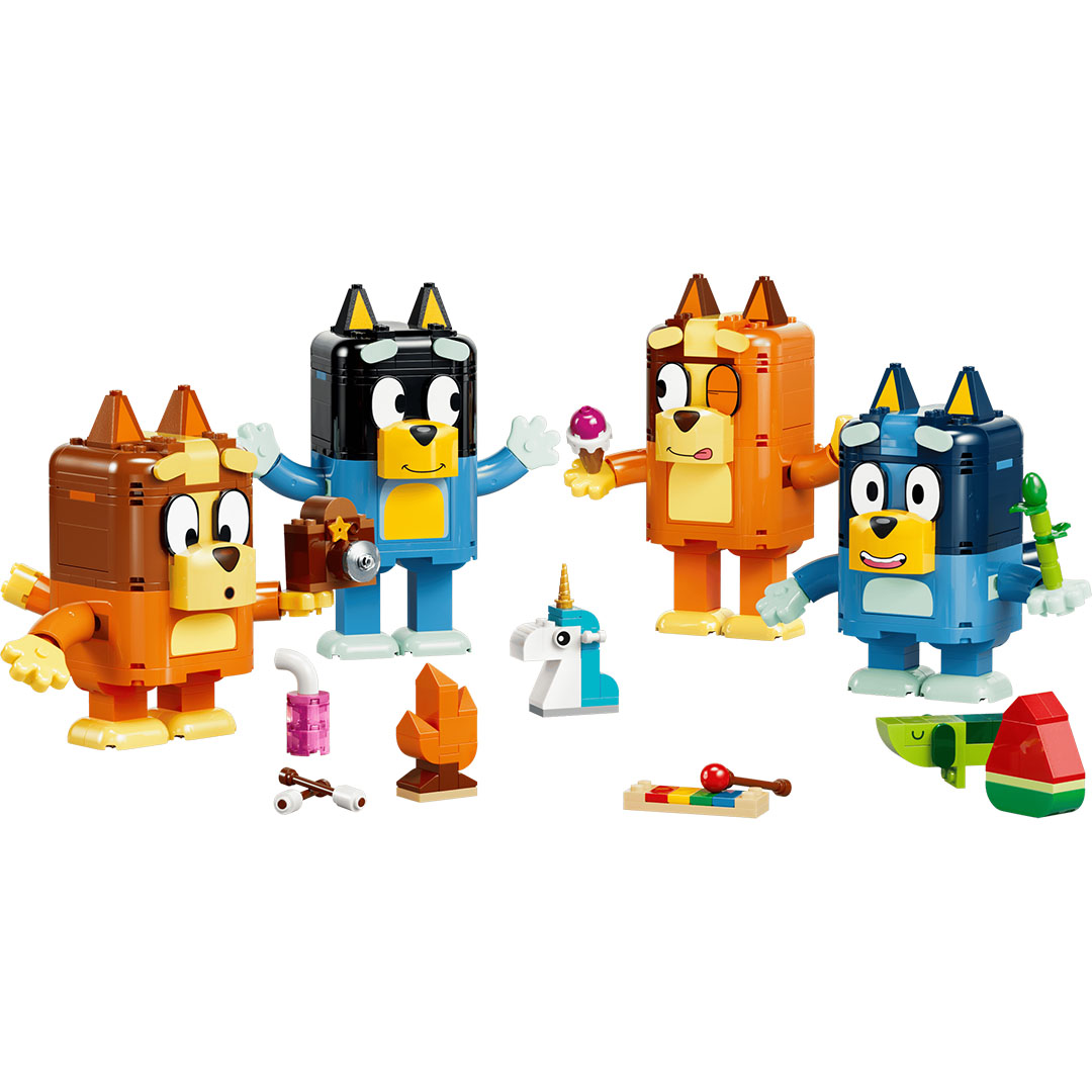 Brick-Built Bluey Family