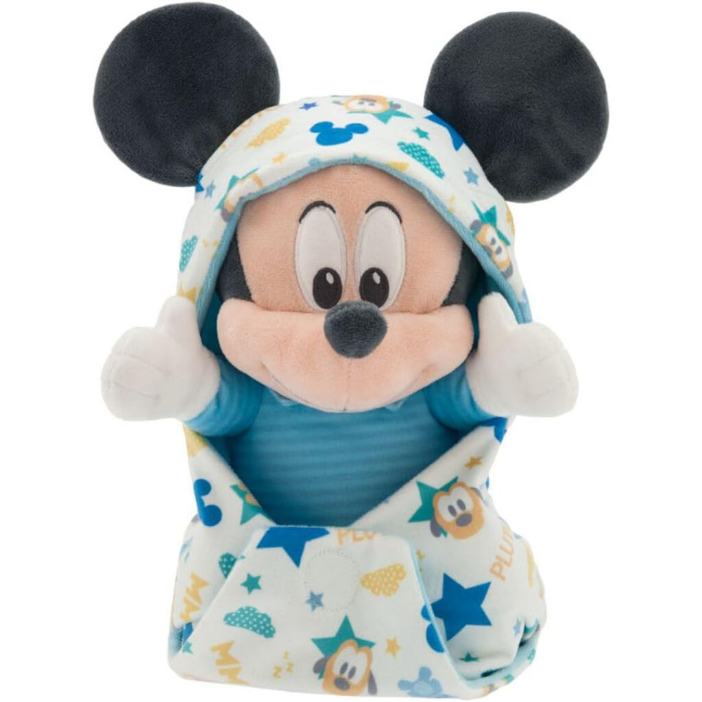 Mickey Mouse Plush with Blanket Pouch