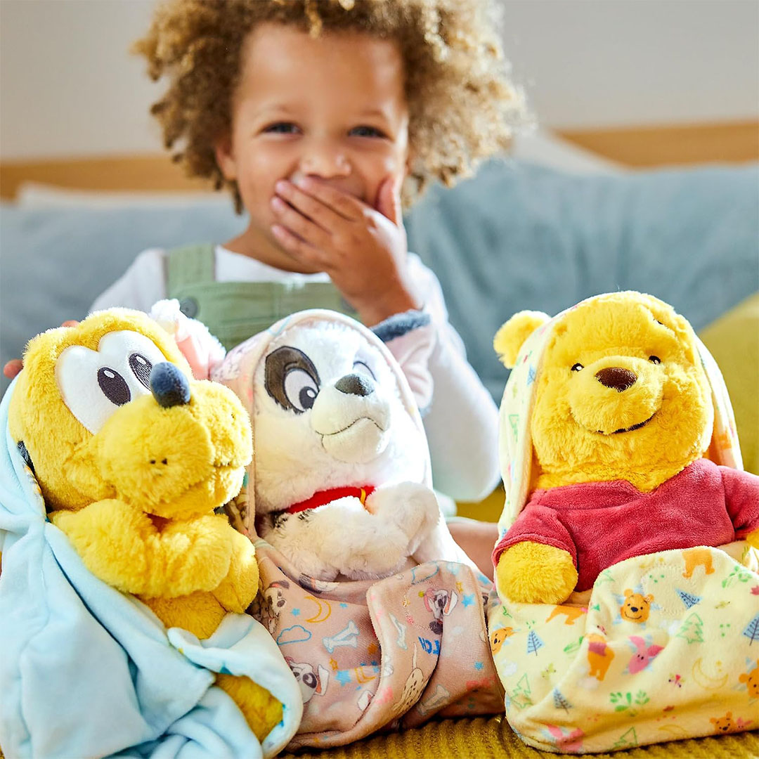 Pluto Plush with Blanket Pouch