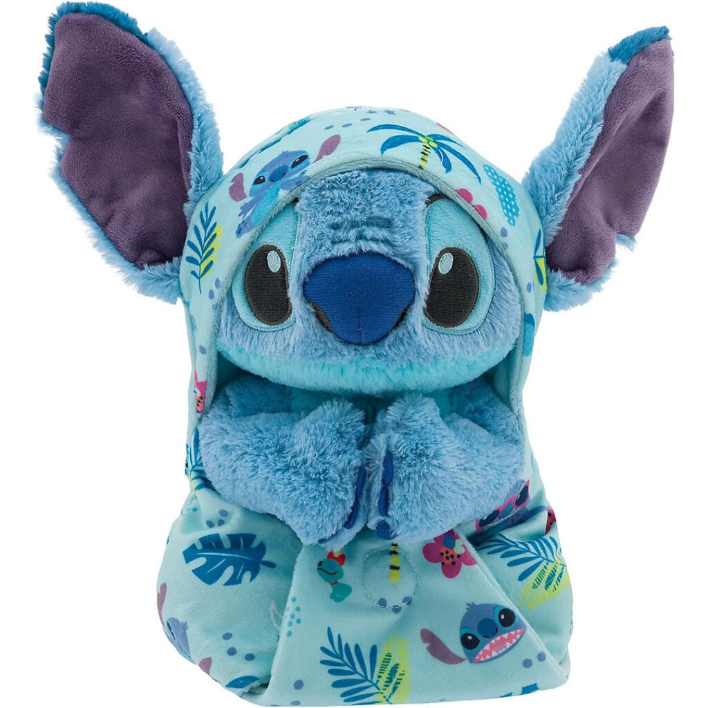 Stitch Plush with Blanket Pouch
